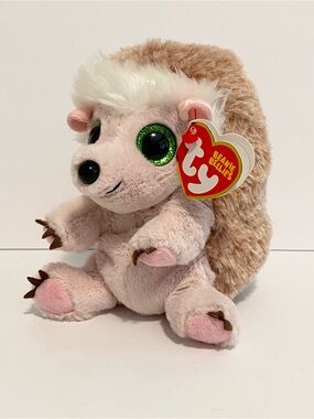 Ty Beanie Bellies Babies Bumper Hedgehog Plush Beanbag Stuffed Animal Toy 8”
